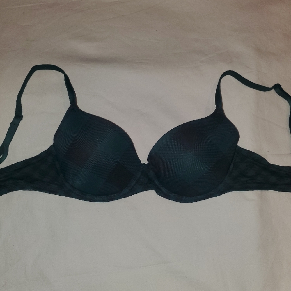 Pink Victoria's Secret plaid Bra